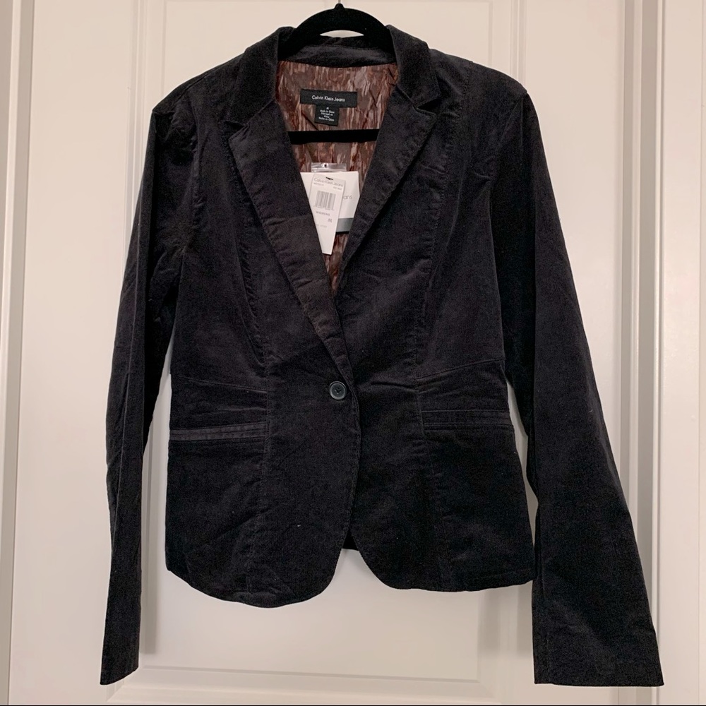 Calvin Klein Corduroy Blazer NWT